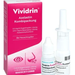 VIVIDRIN Azelastin Kombi.0,5 mg/ml ATR+1 mg/ml NAS 1 P