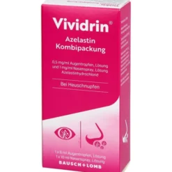 VIVIDRIN Azelastin Kombi.0,5 mg/ml ATR+1 mg/ml NAS 1 P
