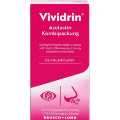 VIVIDRIN Azelastin Kombi.0,5 mg/ml ATR+1 mg/ml NAS 1 P
