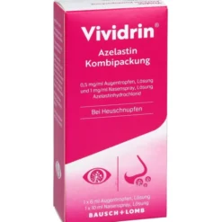 VIVIDRIN Azelastin Kombi.0,5 mg/ml ATR+1 mg/ml NAS 1 P