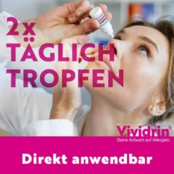 VIVIDRIN Azelastin 0,5 mg/ml Augentropfen 6 ml