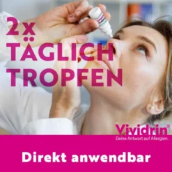 VIVIDRIN Azelastin 0,5 mg/ml Augentropfen 6 ml