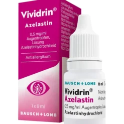VIVIDRIN Azelastin 0,5 mg/ml Augentropfen 6 ml