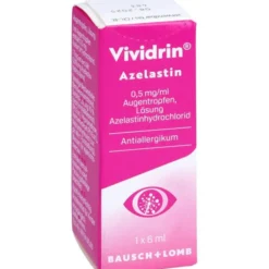 VIVIDRIN Azelastin 0,5 mg/ml Augentropfen 6 ml