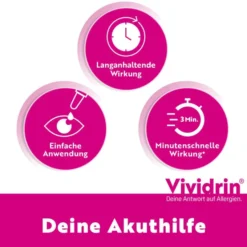 VIVIDRIN Azelastin 0,5 mg/ml Augentropfen 6 ml