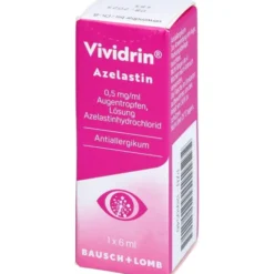 VIVIDRIN Azelastin 0,5 mg/ml Augentropfen 6 ml