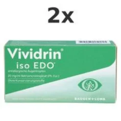VIVIDRIN iso EDO antiallergische Augentropfen Set 2x10ml