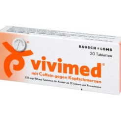VIVIMED mit Coffein gegen Kopfschmerzen Tabletten 20 St