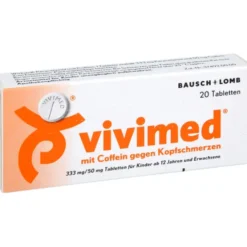 VIVIMED mit Coffein gegen Kopfschmerzen Tabletten 20 St