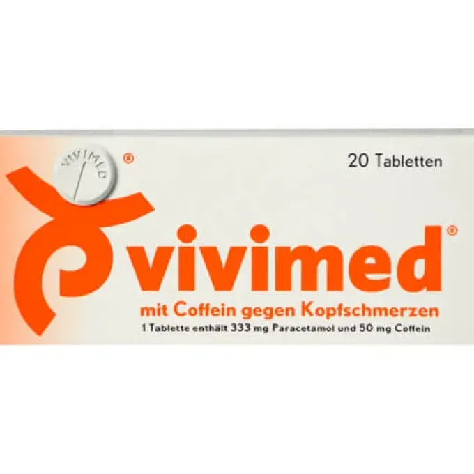 VIVIMED mit Coffein gegen Kopfschmerzen Tabletten 20 St