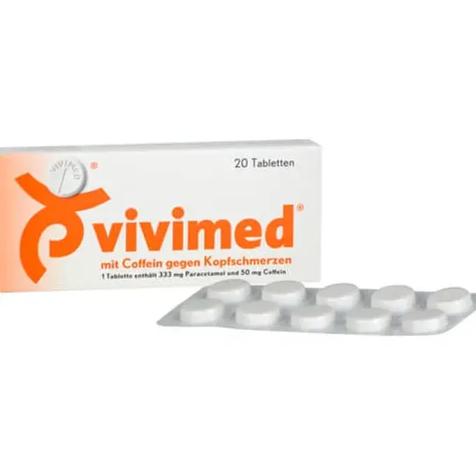 VIVIMED mit Coffein gegen Kopfschmerzen Tabletten 20 St