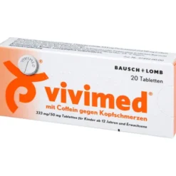 VIVIMED mit Coffein gegen Kopfschmerzen Tabletten 20 St