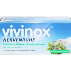 VIVINOX Nervenruhe Baldr.+Mel.+Passion.Beruh.Drag. 40 St