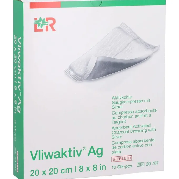 VLIWAKTIV AG Aktivkohle Saugkomp.m.Silber 20x20 cm 10 St
