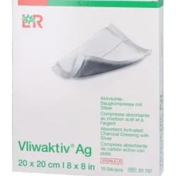VLIWAKTIV AG Aktivkohle Saugkomp.m.Silber 20x20 cm 10 St