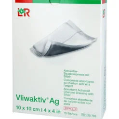 VLIWAKTIV AG Aktivkohle Saugkomp.m.Silber 10x10 cm 10 St