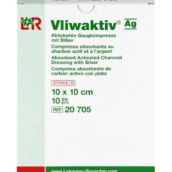 VLIWAKTIV AG Aktivkohle Saugkomp.m.Silber 10x10 cm 10 St
