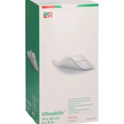 VLIWAKTIV Aktivkohle-Saugkomp.steril 10x20 cm 20 St