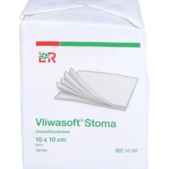 VLIWASOFT Stoma Kompressen 10x10 cm 4fach 100 St
