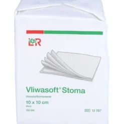 VLIWASOFT Stoma Kompressen 10x10 cm 4fach 100 St