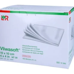VLIWASOFT Vlieskompressen steril 10x10 cm 4l. 150 St