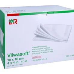VLIWASOFT Vlieskompressen steril 10x10 cm 6l. 50X2 St