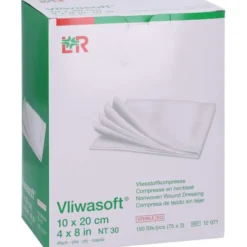 VLIWASOFT Vlieskompressen steril 10x20 cm 4l. 150 St