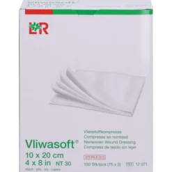 VLIWASOFT Vlieskompressen steril 10x20 cm 4l. 150 St