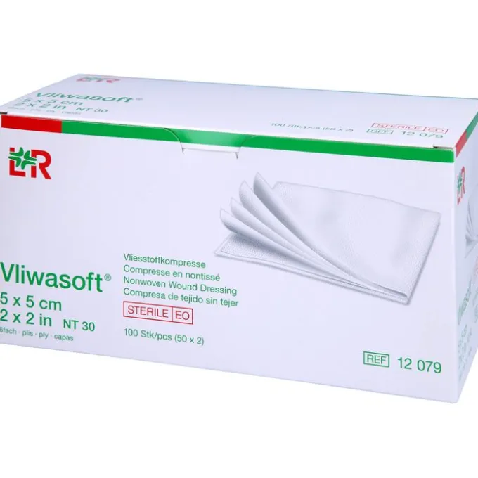 VLIWASOFT Vlieskompressen steril 5x5 cm 6l. 50X2 St