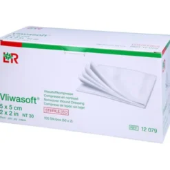 VLIWASOFT Vlieskompressen steril 5x5 cm 6l. 50X2 St