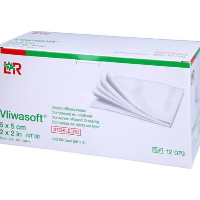 VLIWASOFT Vlieskompressen steril 5x5 cm 6l. 50X2 St