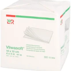 VLIWASOFT Vlieskompressen unsteril 10x10 cm 4l. 100 St