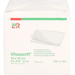 VLIWASOFT Vlieskompressen unsteril 10x10 cm 4l. 100 St