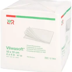 VLIWASOFT Vlieskompressen unsteril 10x10 cm 4l. 100 St