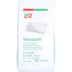 VLIWASOFT Vlieskompressen unsteril 5x5 cm 4l. 100 St