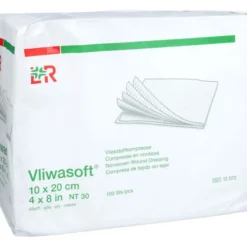 VLIWASOFT Vlieskompressen unsteril 10x20 cm 6l. 100 St