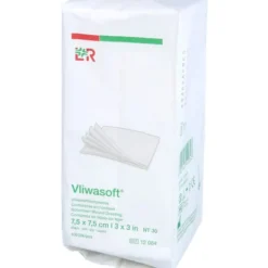 VLIWASOFT Vlieskompressen unsteril 7,5x7,5 cm 6l. 100 St