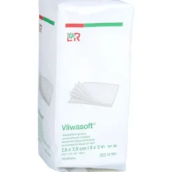 VLIWASOFT Vlieskompressen unsteril 7,5x7,5 cm 6l. 100 St
