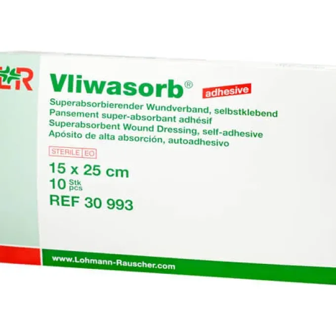 VLIWASORB adhesive superabso.Komp.sk.st.15x25 cm 10 St