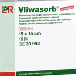 VLIWASORB adhesive superabso.Komp.sk.st.15x15 cm 10 St
