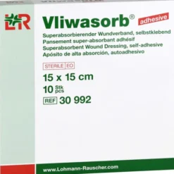 VLIWASORB adhesive superabso.Komp.sk.st.15x15 cm 10 St