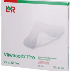 VLIWASORB Pro superabsorb.Komp.steril 22x22 cm 10 St