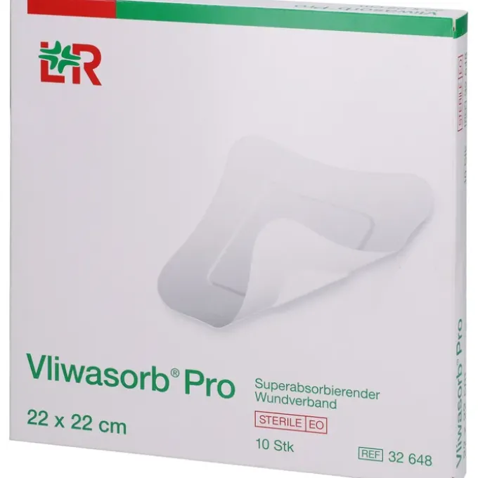 VLIWASORB Pro superabsorb.Komp.steril 22x22 cm 10 St