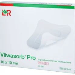 VLIWASORB Pro superabsorb.Komp.steril 10x10 cm 10 St