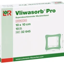 VLIWASORB Pro superabsorb.Komp.steril 10x10 cm 10 St