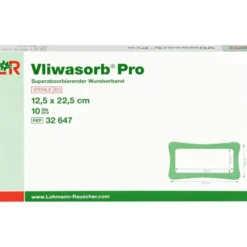 VLIWASORB Pro superabsorb.Komp.steril 12,5x22,5 cm 10 St