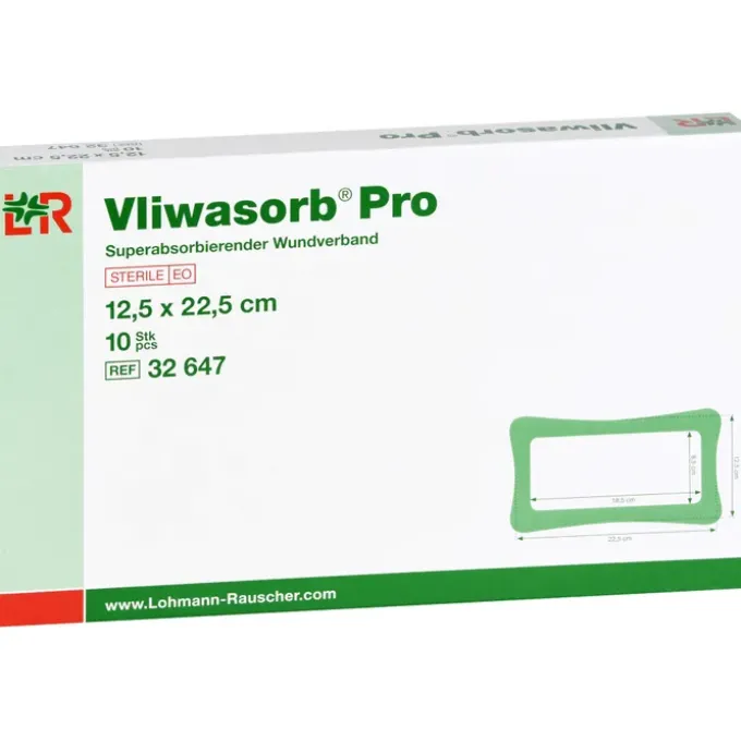 VLIWASORB Pro superabsorb.Komp.steril 12,5x22,5 cm 10 St