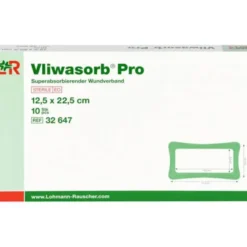 VLIWASORB Pro superabsorb.Komp.steril 12,5x22,5 cm 10 St