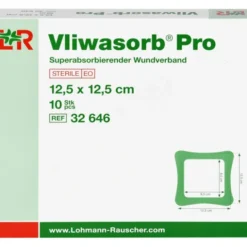 VLIWASORB Pro superabsorb.Komp.steril 12,5x12,5 cm 10 St
