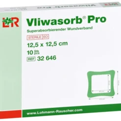 VLIWASORB Pro superabsorb.Komp.steril 12,5x12,5 cm 10 St